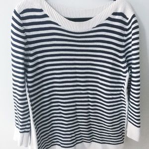 LOFT Striped Lightweight Sweater
